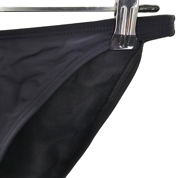 Andie Swim X Demi Moore Womans size L The Tropez Bikini Bottoms in Black NEW - Picture 2 of 8